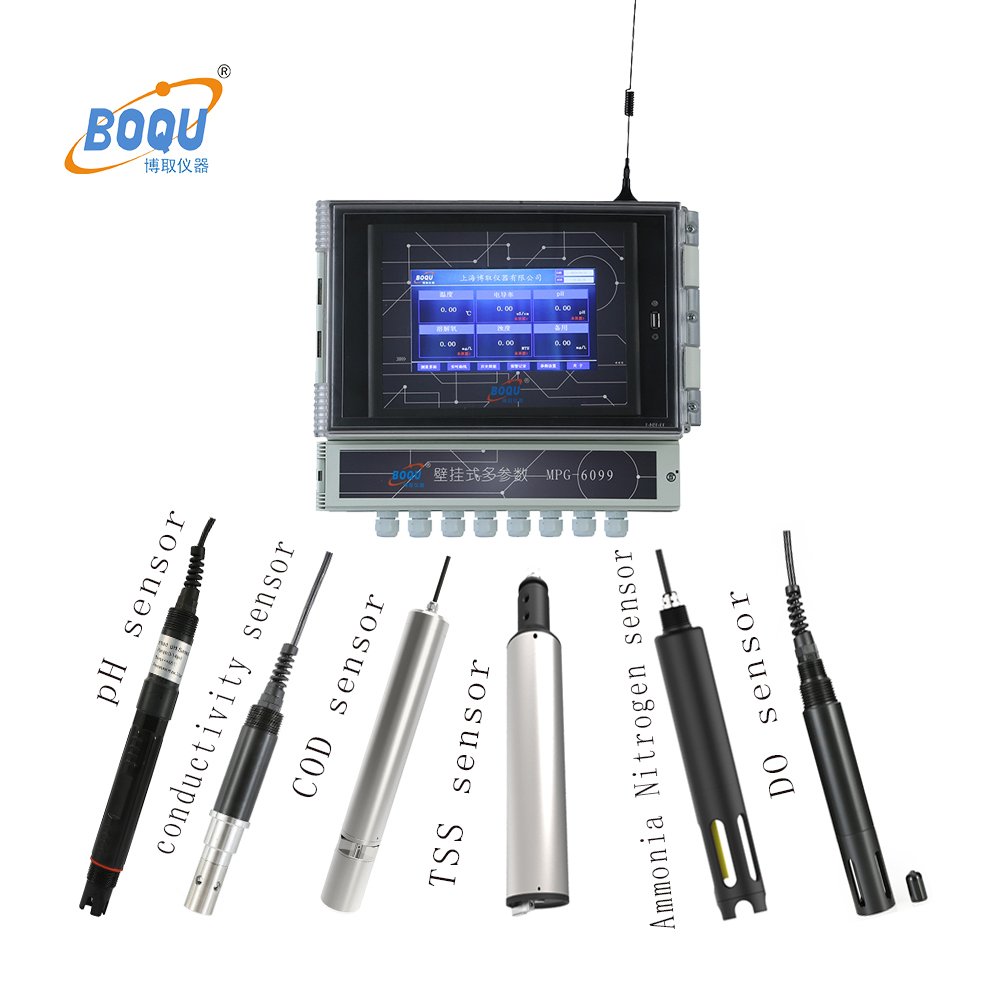 BOQU MPG-6099 Multiparameter Water Quality Meter for pH ORP ion conductivity TDS salinity resistivity and dissolved oxygen