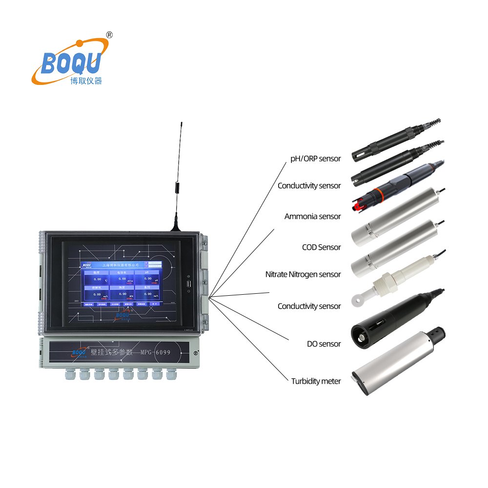 BOQU MPG-6099 Multiparameter Water Quality Meter for pH ORP ion conductivity TDS salinity resistivity and dissolved oxygen
