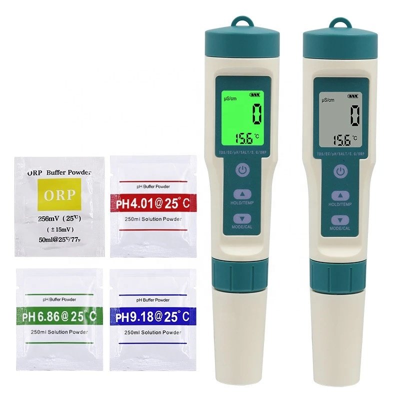 7 in 1 water quality detection pen detection PH Meter TDS Temp EC Salinity SG ORP detector Water measuring pen