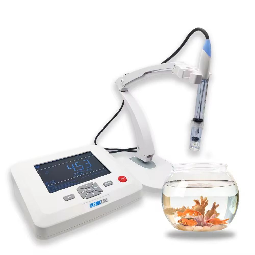 IKEME High Precision Laboratory Benchtop Ph Meter Price Ec Testers Salinity Tds Tester Soil Sensor Water Meter Ph Meter Digital