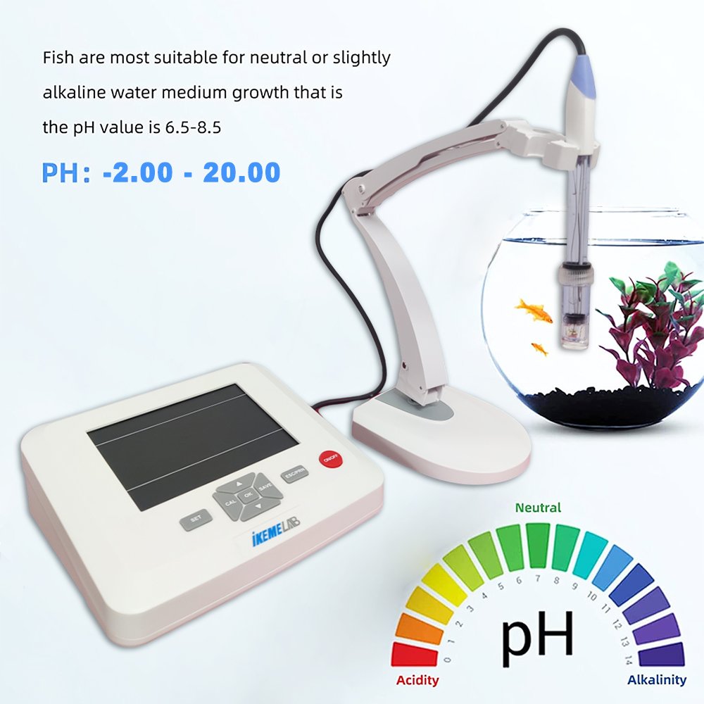 WEIAI High precision Desktop 8in 1 PH/ORP/TDS/EC/Temp/Sal/Res/DO Cosmetic Lab water quality tester conductivity PH meter Digital