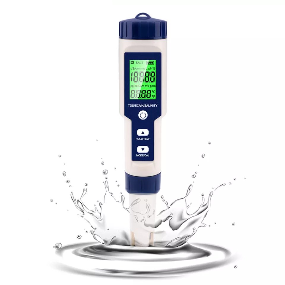 multi function laboratory ph meter multiparameters tds digital water quality tester 5 in 1