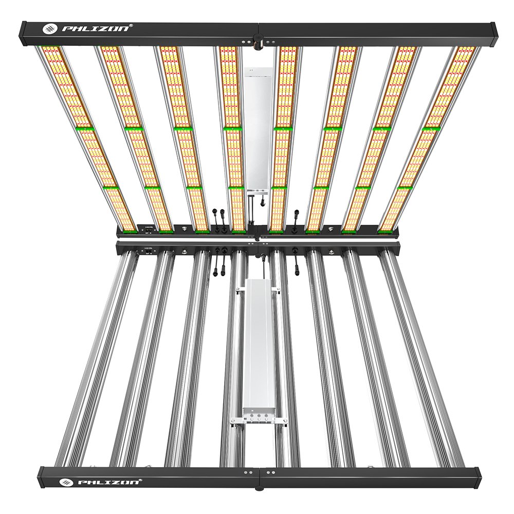 Phlizon Smart Controller lm301h Evo Grow Light LED Pro Series 8 Bars 1000w Grow Light Sunlight Full Spectrum for Indoor Garden