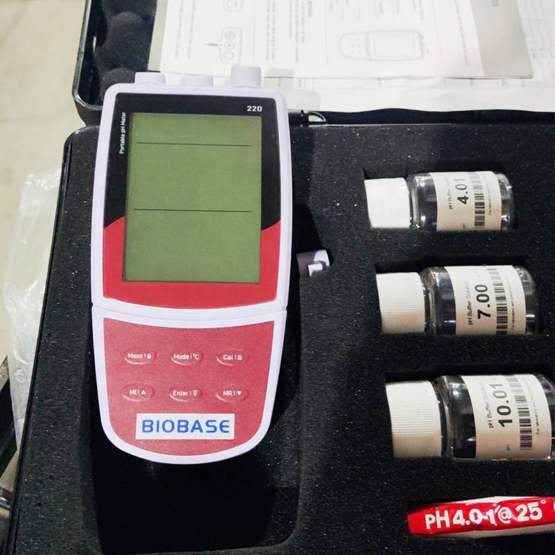 BIOBASE China PH Meter -2.00 to 18.00 pH water quality testing equipment Portable PH Meter Tester for lab