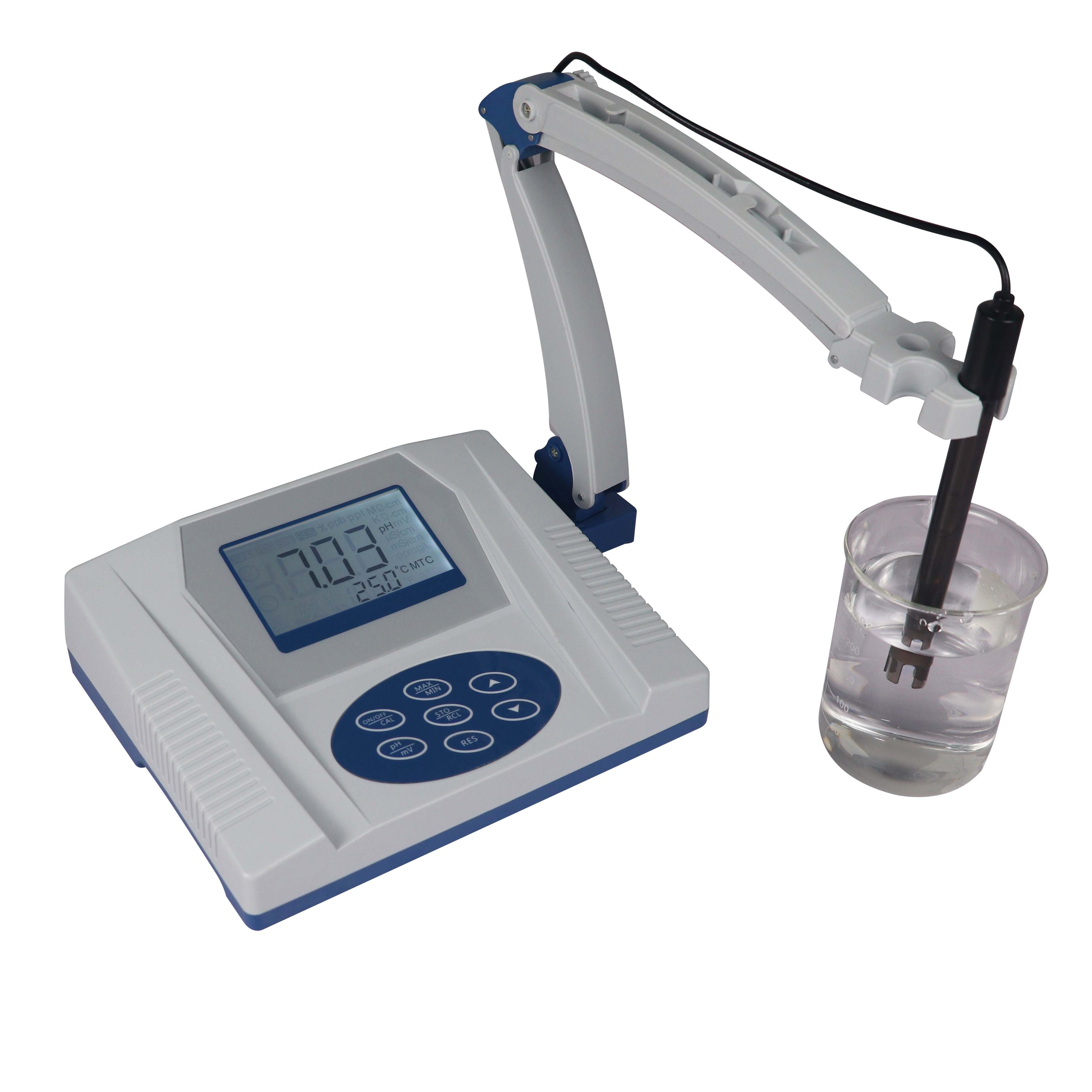 2024 new KRC Cheap Low Cost Intelligent Function Precision Benchtop PH Meter for Industrial and Mining Enterprises