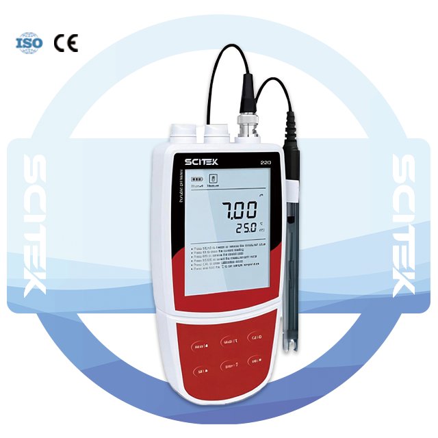SCITEK Portable pH Meter -2.00 to 20.00pH pH Meter with ORP Temperature test