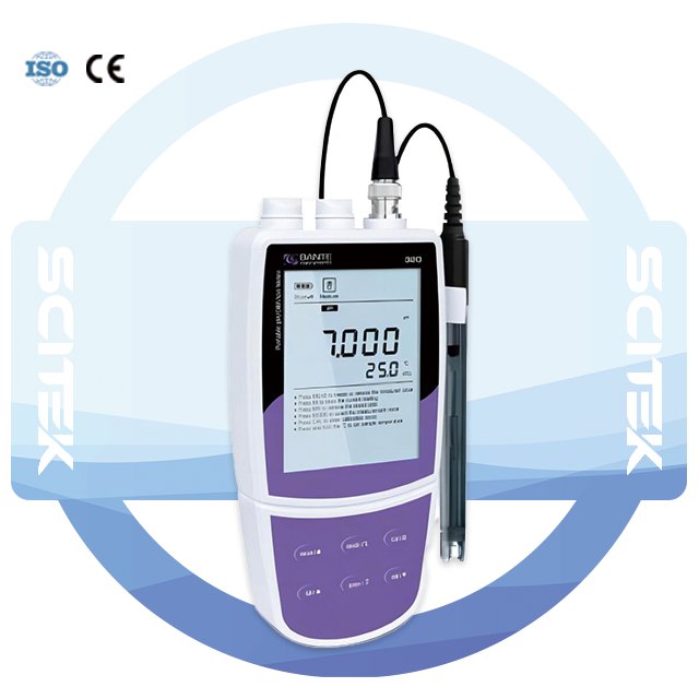 SCITEK Portable pH Meter -2.00 to 20.00pH pH Meter with ORP Temperature test