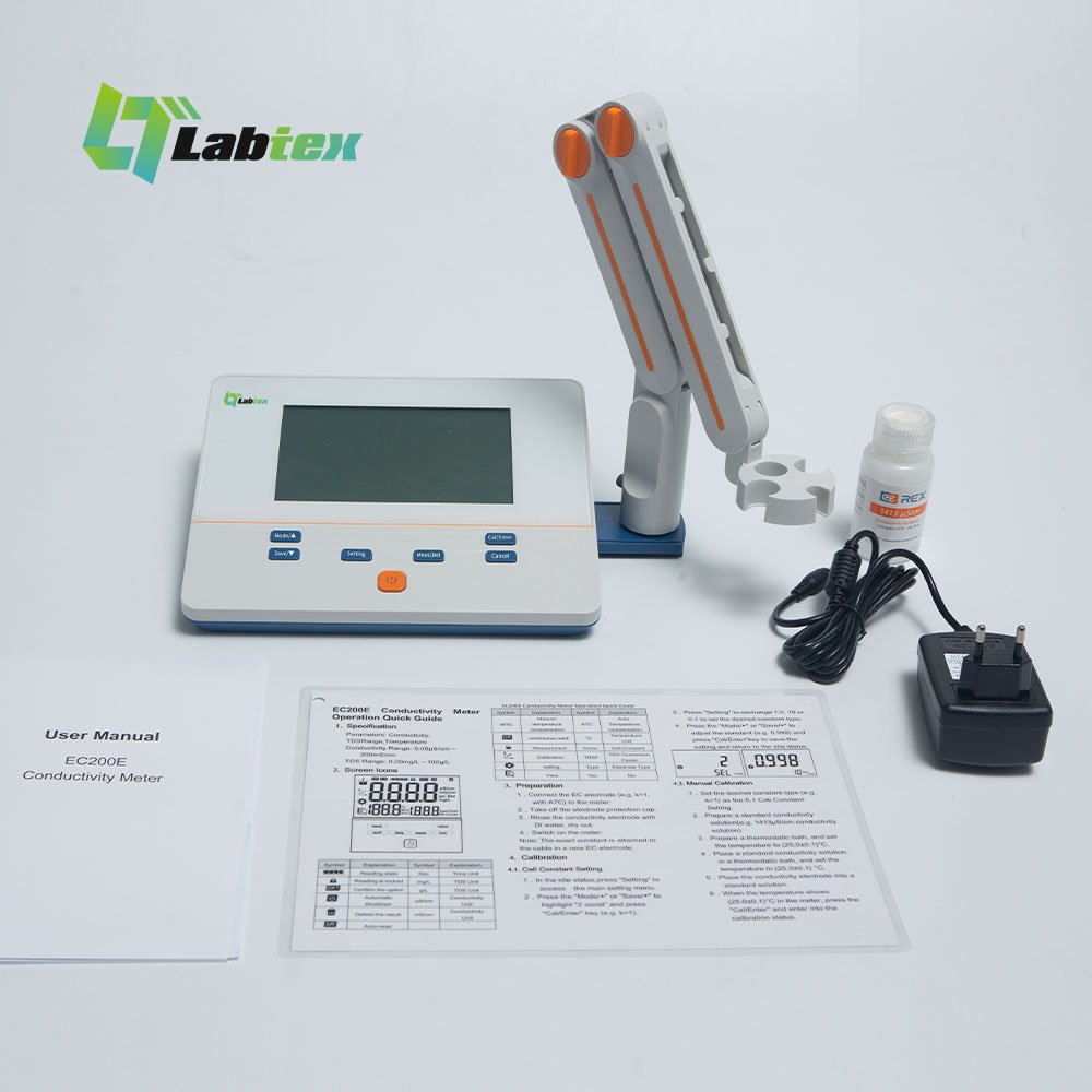 LABTEX EC200E Professional Laboratory Benchtop Conductivity Meter