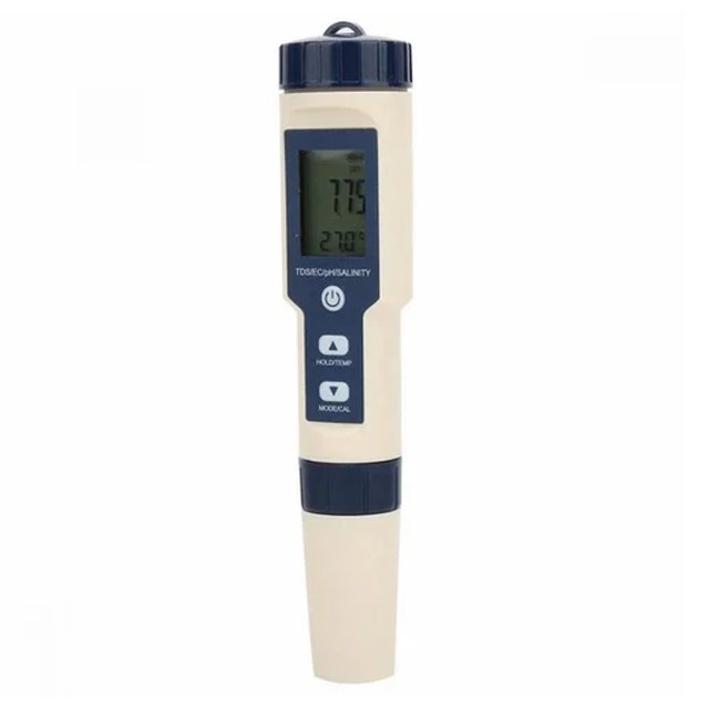 EZ9909 5 in 1 Digital TDS/EC/PH/Salinity/Temperature Meter Water Quality Test Pen