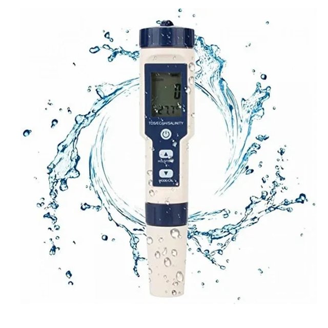 EZ9909 5 in 1 Digital TDS/EC/PH/Salinity/Temperature Meter Water Quality Test Pen