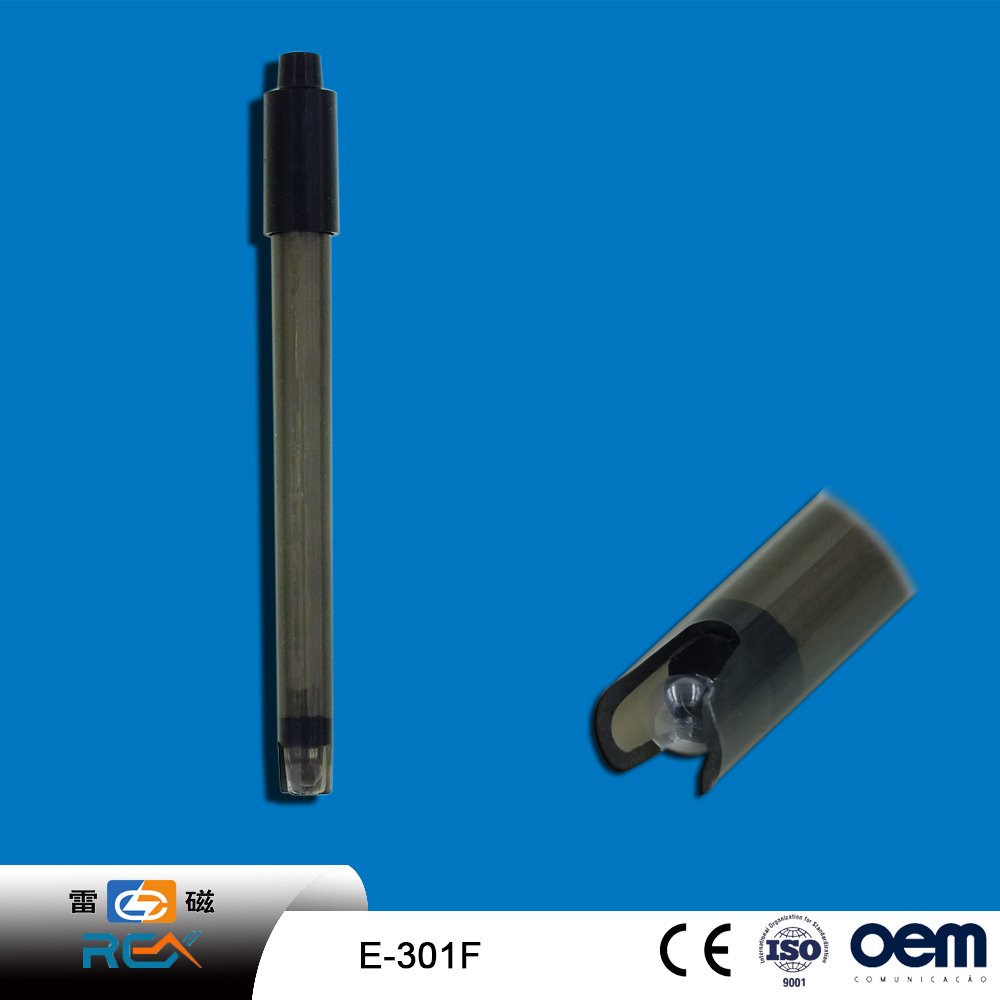 E-301F pH Combination Sensor (30K) BNC+BNC(Q6) Connector pH Combination Probe Electrode With Temperature In Water Quality