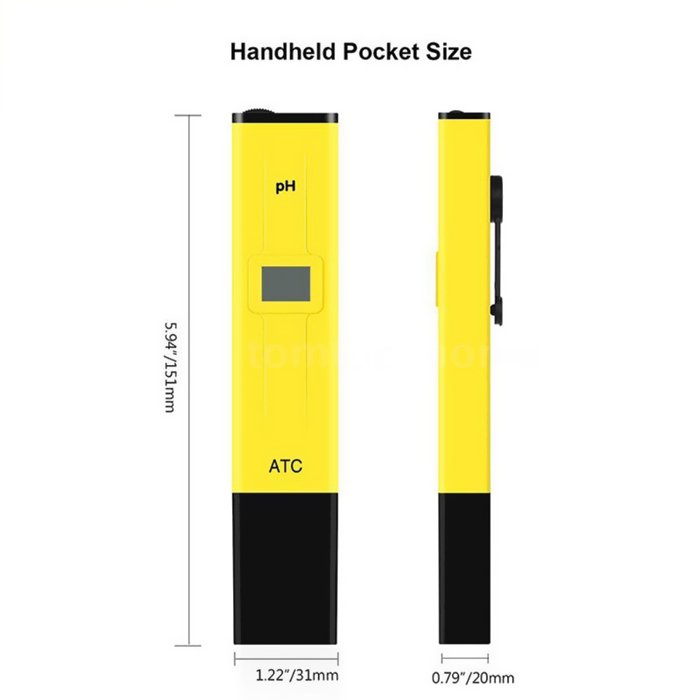 Digital Pen Type Tester Acidity Water pH Meter Professional Water Quality Tester