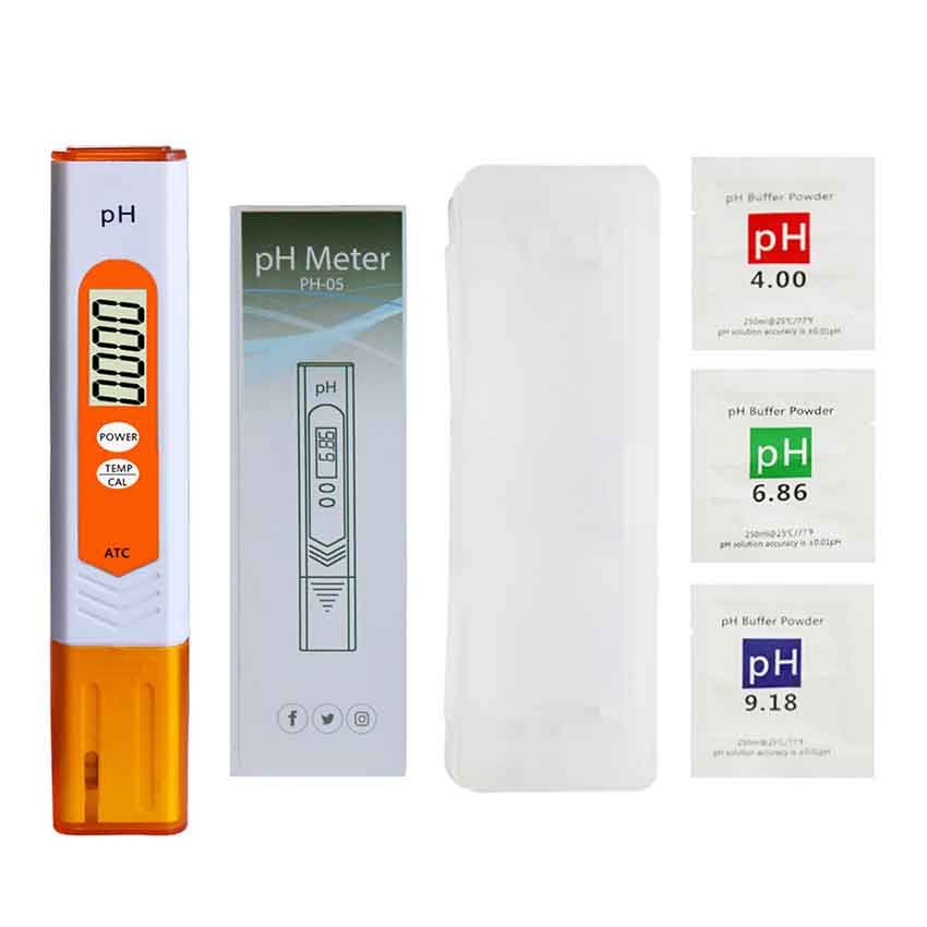 Portable High Accuracy pH Meter Digital pH Temperature Test Water Quality Tester PH Meter
