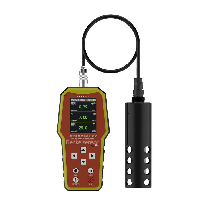 Portable Water Quality Meter pH EC Turbidity COD Ammonia Nitrogen Dissolved Oxygen Residual Chlorine Sensor