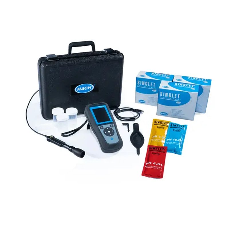 HACH HQ2100 Portable Multi-Meter with Gel pH Electrode PHC10101, 1 m Cable. PN.LEV015.80.21002