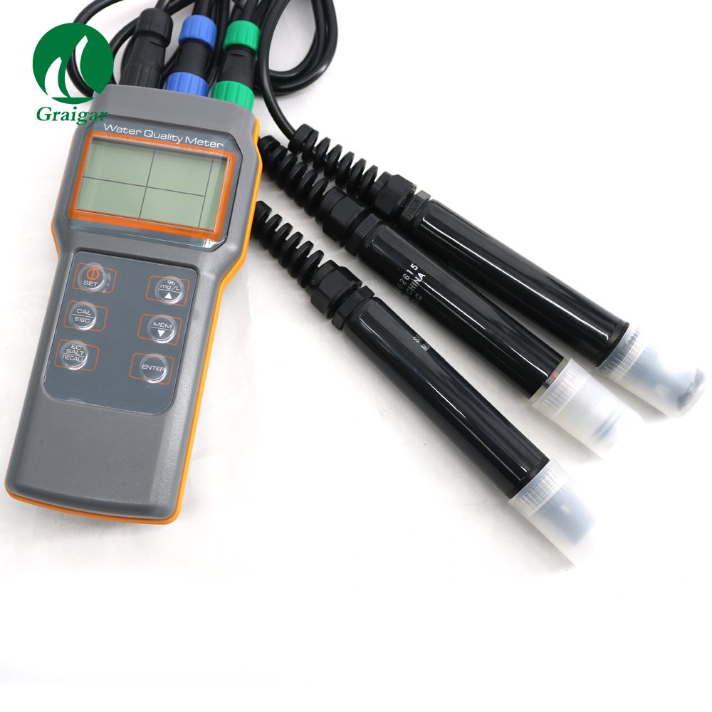 AZ86031 Water Quality Meter Dissolved Oxygen Tester PH Meter PH Salinity Temperature Meter