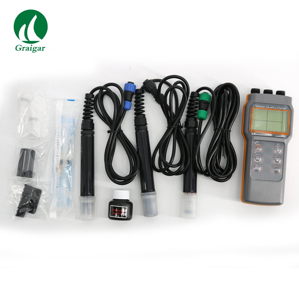 AZ86031 Water Quality Meter Dissolved Oxygen Tester PH Meter PH Salinity Temperature Meter