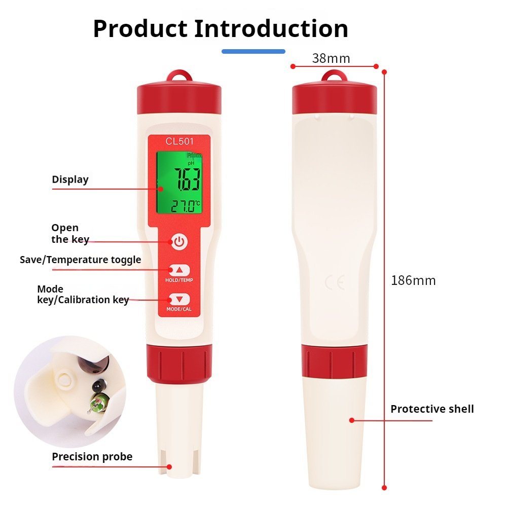 Versatile 3 in 1 TDS Pen for Water Quality Testing with EC Conductivity and Temperature Features
