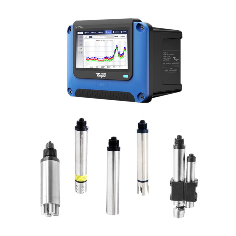 TC2000 Multi-parameter water quality analyzer 8 in 1 Turbidity/chlorine /PH/ conductivity /COD/ORP/TDS/DO