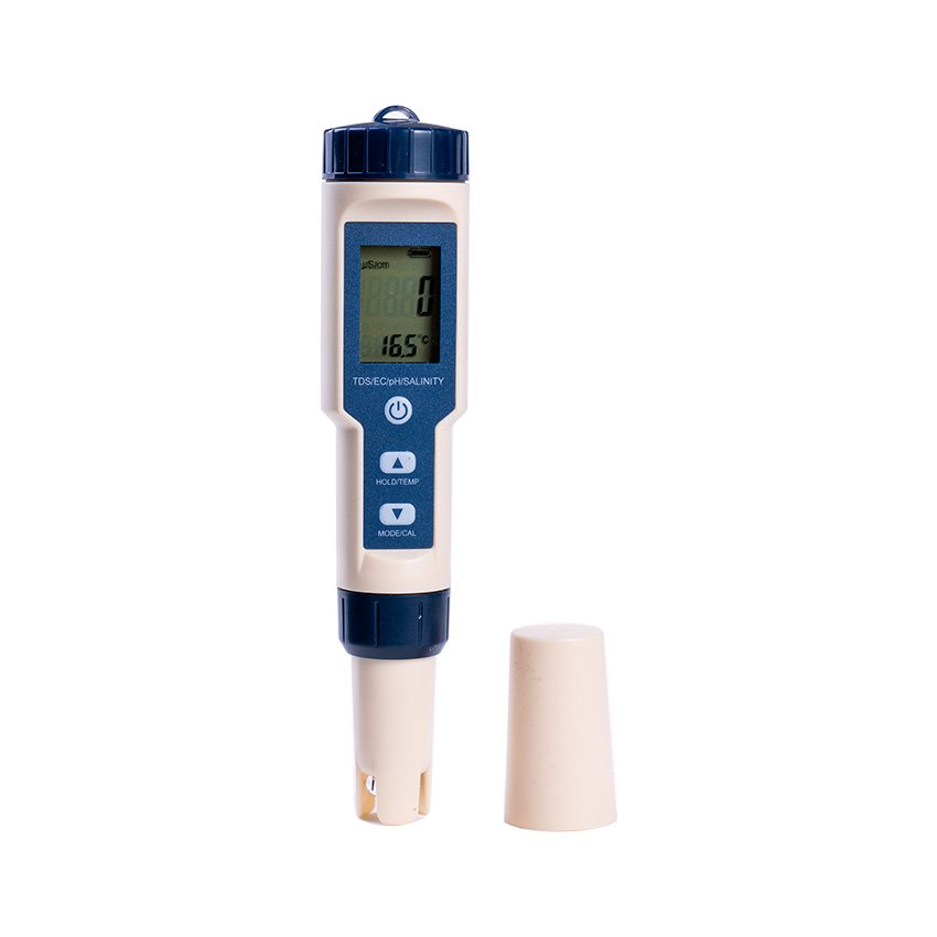 5 In 1 Digital Water Quality Monitor Tester TDS/EC/PH/Salinity/Temperature Meter