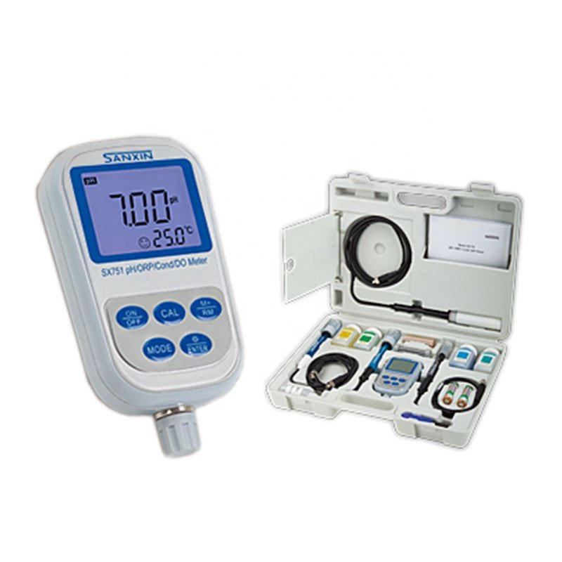Portable pH/ORP/Conductivity/DO 4 in 1 ph meter