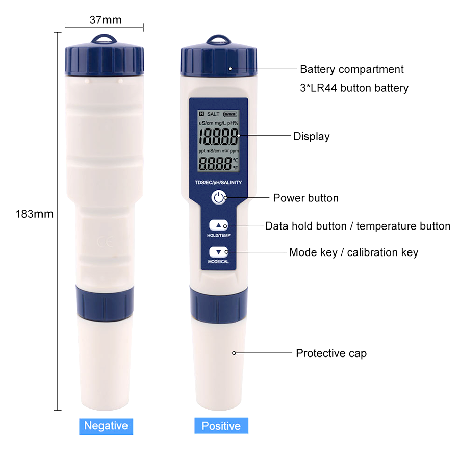 Water PH Meter Portable PH Meter Pen PH Meter Digital