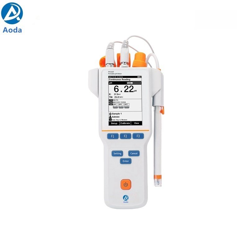 Aoda PH400F Laboratory ph temperature test Benchtop digital ATC pH Meter