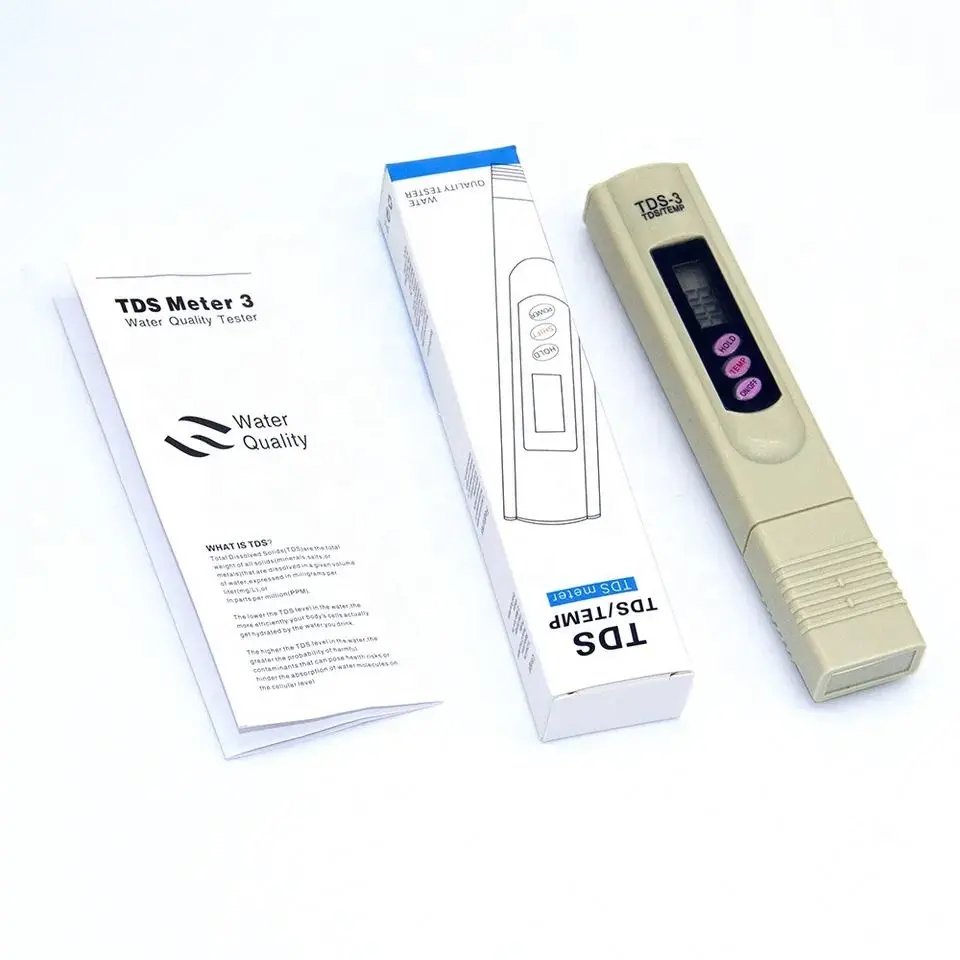 Digital TDS-3 Handheld TDS Meter With Carrying Case, 0 - 9990 ppm TDS Measurement Range