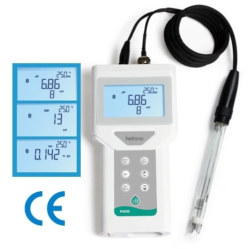 Simple Operation Portable Water Quality Monitoring High Precision Handheld pH/ORP/Lon/Temp Meter