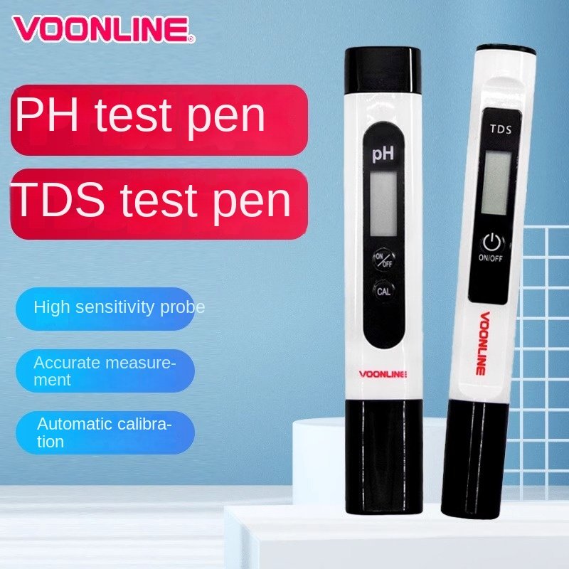 VOONLINE Digital pH and TDS Meter Kit 0.01pH High Precision Pen pH Meter for Water Quality Testing