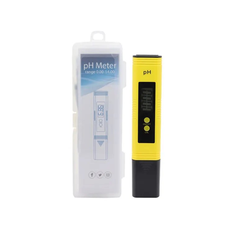 Mini Portable Temperature Measurement pH Tester Auto Calibration pH Meter Household with Back Light