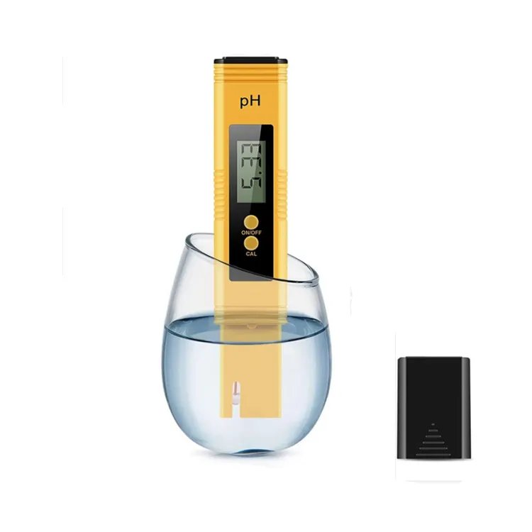 Mini Portable Temperature Measurement pH Tester Auto Calibration pH Meter Household with Back Light