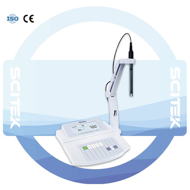 SCITEK Economical benchtop pH meter 0.00~14.00pH 2 points pH meter for laboratory