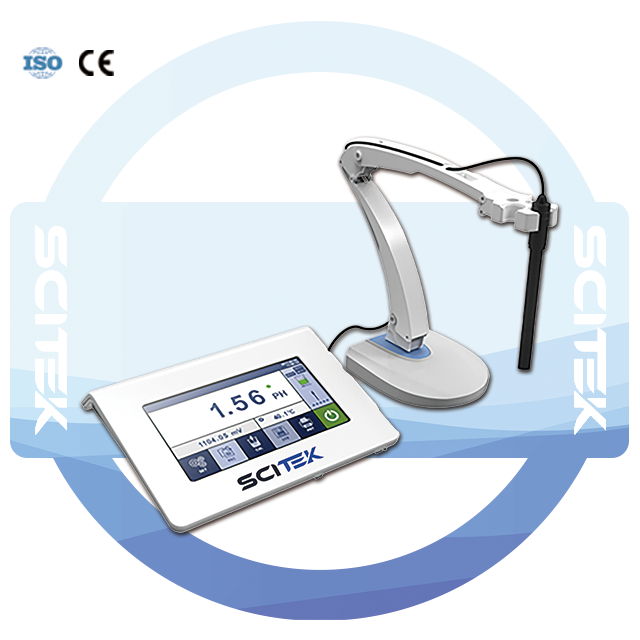 SCITEK Economical benchtop pH meter 0.00~14.00pH 2 points pH meter for laboratory