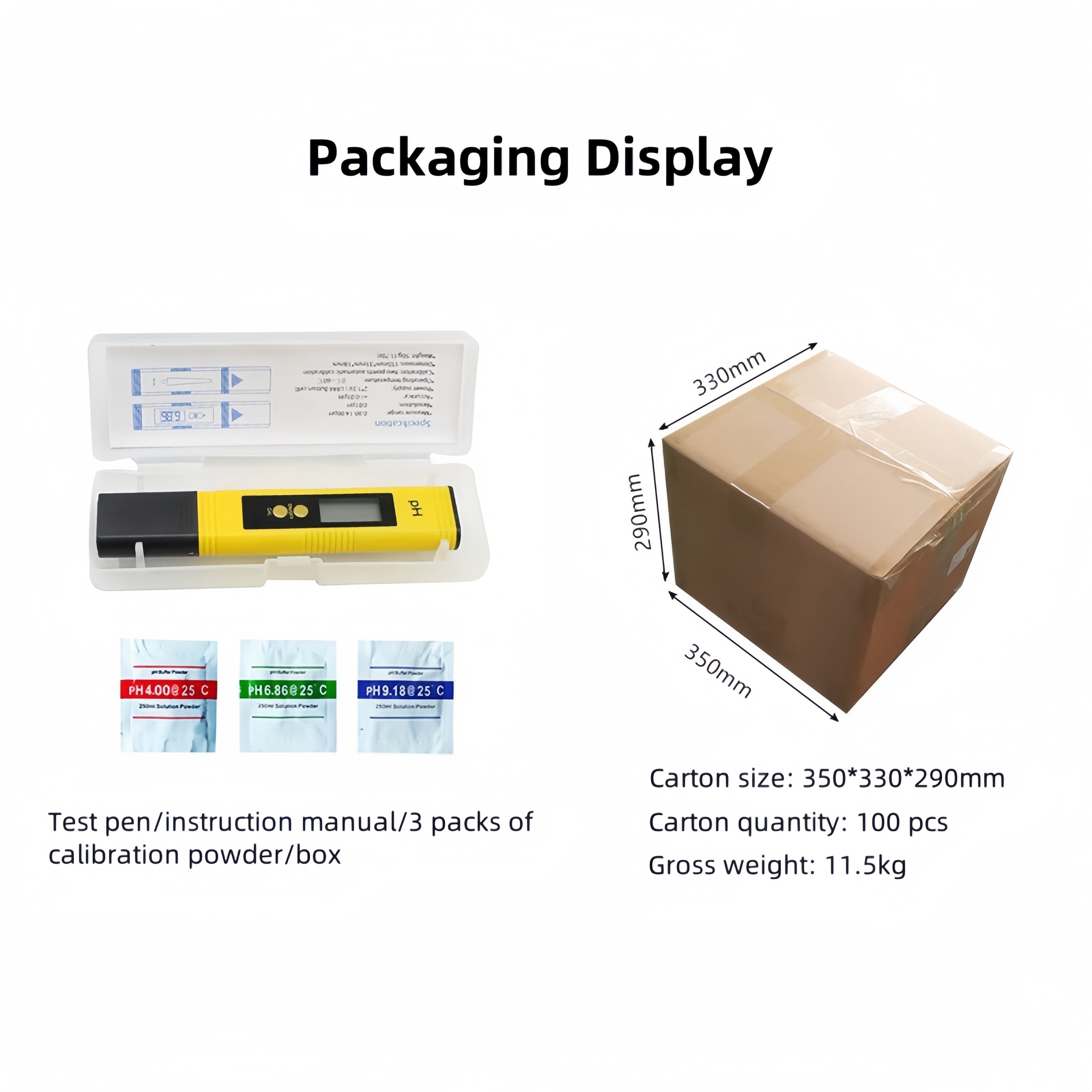 Corrosion-resistant PH test pen