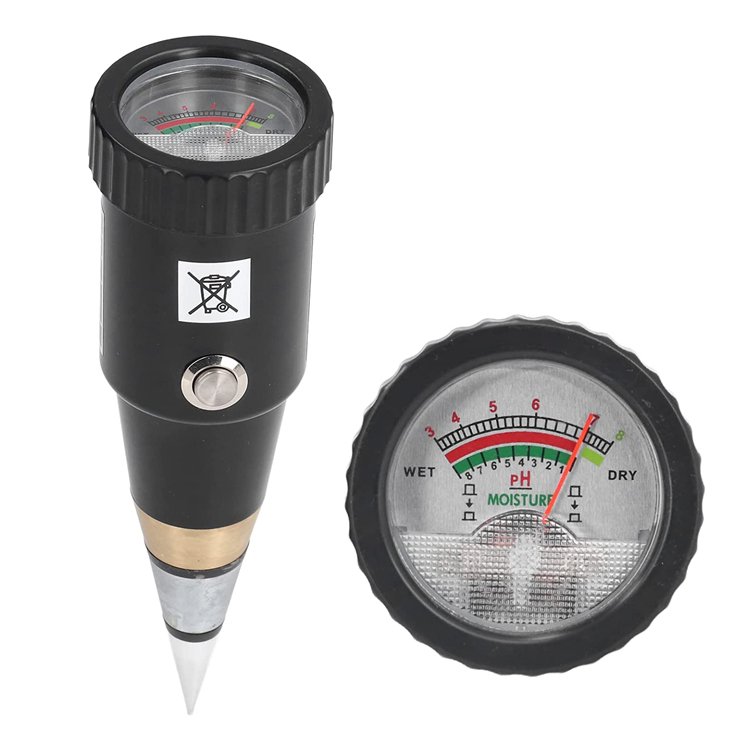 2 in 1 1Ph soil tester mete high precision 2 in 1 Soil Moisture and PH Tester Meter with PH 3 to 8 Moisture 10% to 80%