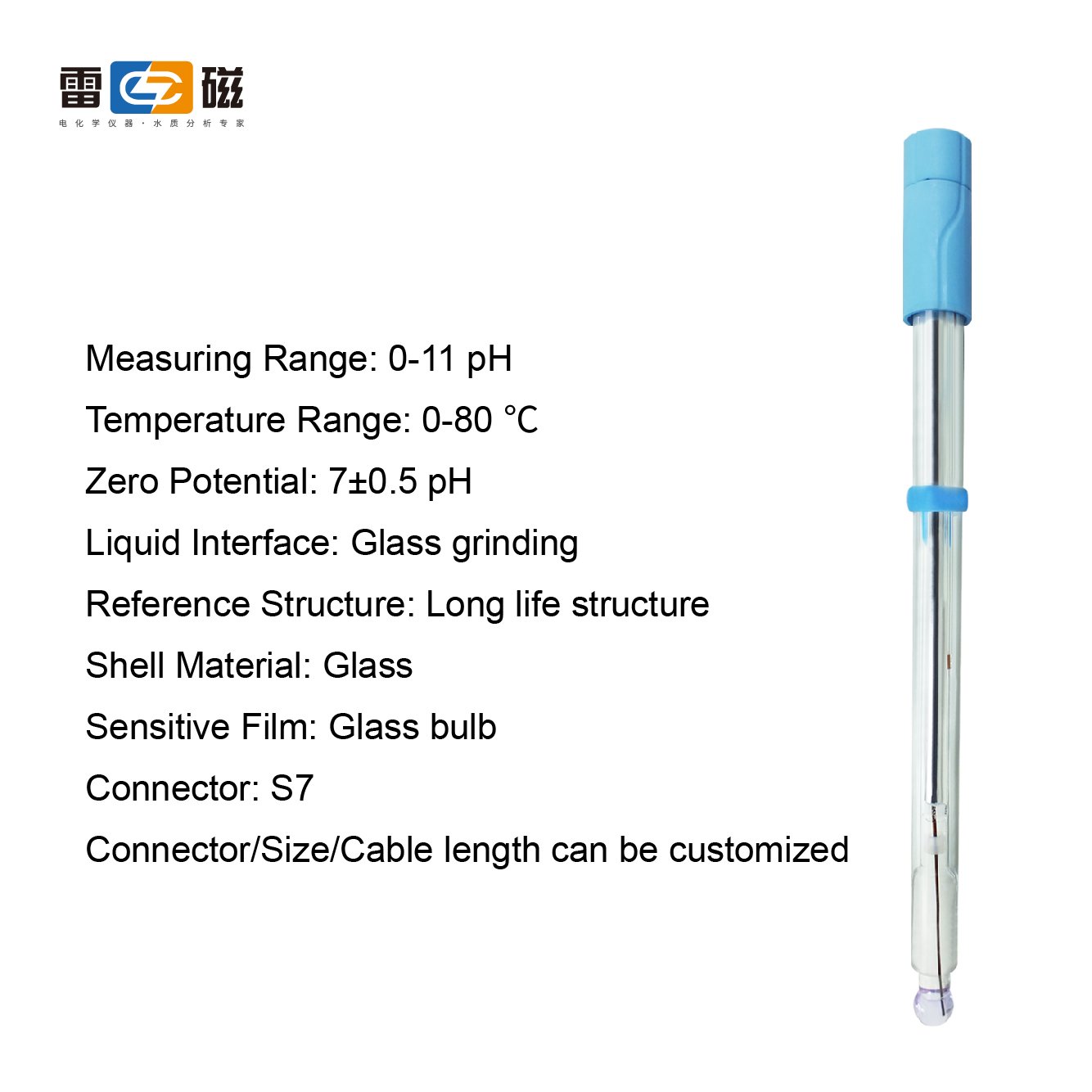 962201 Water Quality Tester Measuring Instrument General pH probe electrode high-end series ph combination sensor
