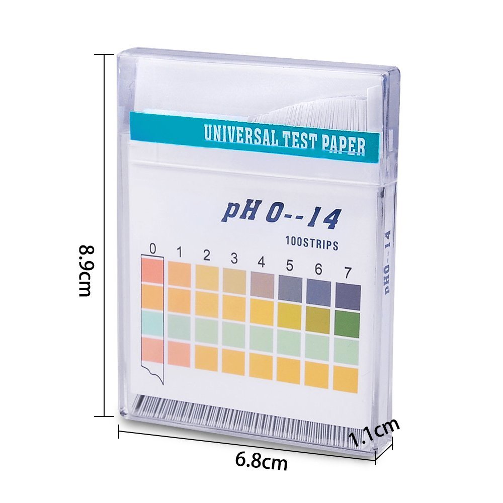 pH 1-14 Test Extensive Alkaline Litmus Paper for Water Soil Testing pH Monitoring