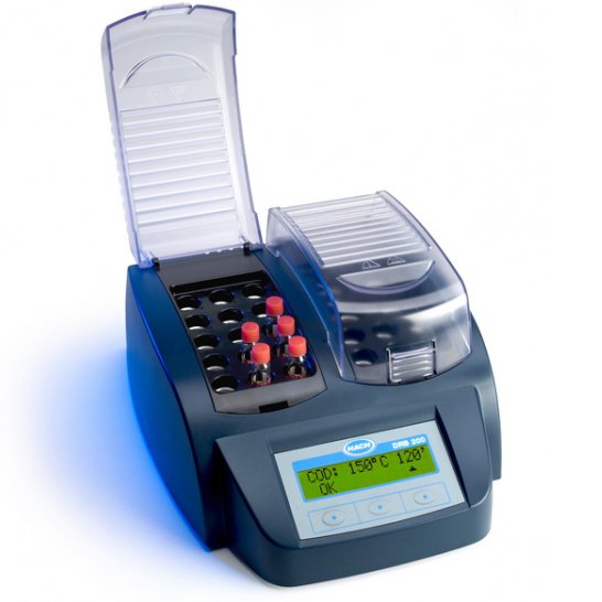 DRB200 Digital Reactor Block for TNTplus 21x13mm vial wells 4 x 20mm vial wells 115 VAC
