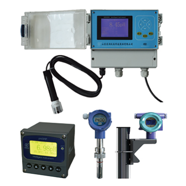Industrial Intelligent Digital Online Temp. pH ORP Sensor Monitor with RS485 4~20mA for Water
