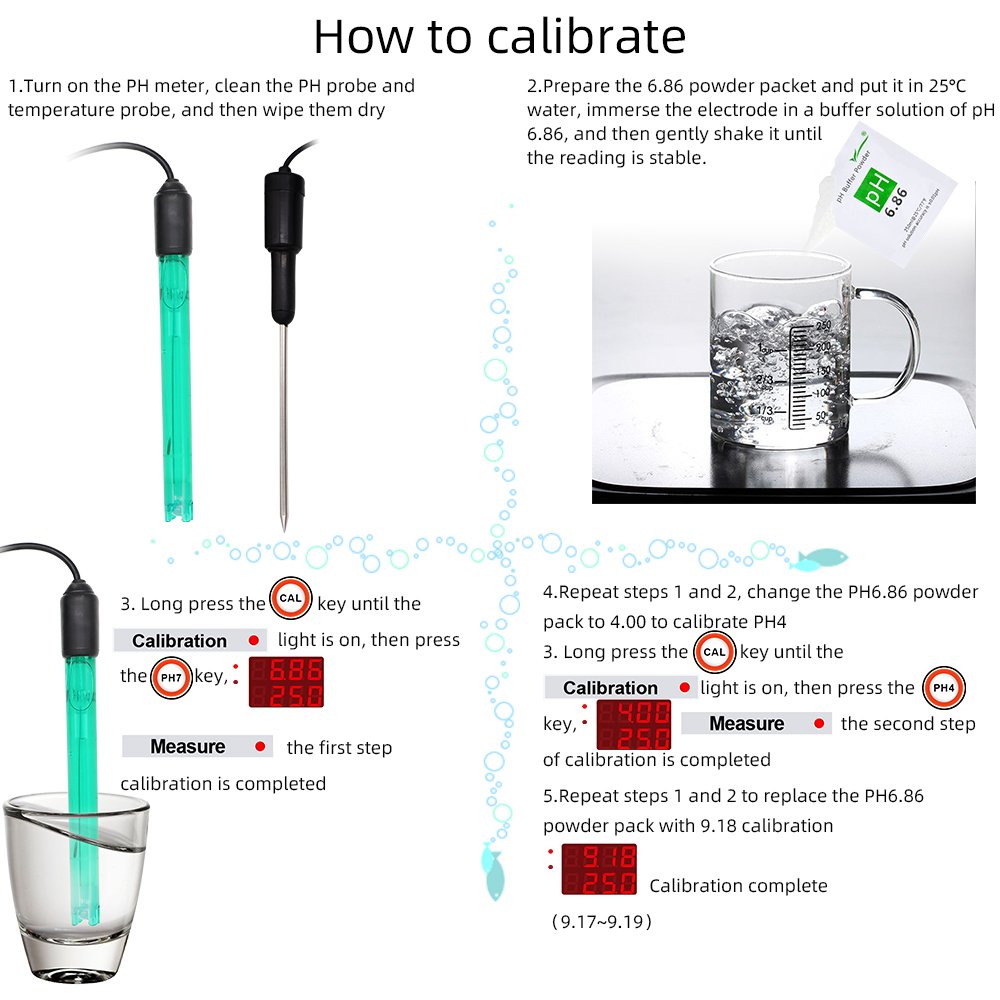 PHS-3C Digital 2 In 1 Acidity Tester Multi-parameter Water Quality Analyzer Temperature PH meter with ATC