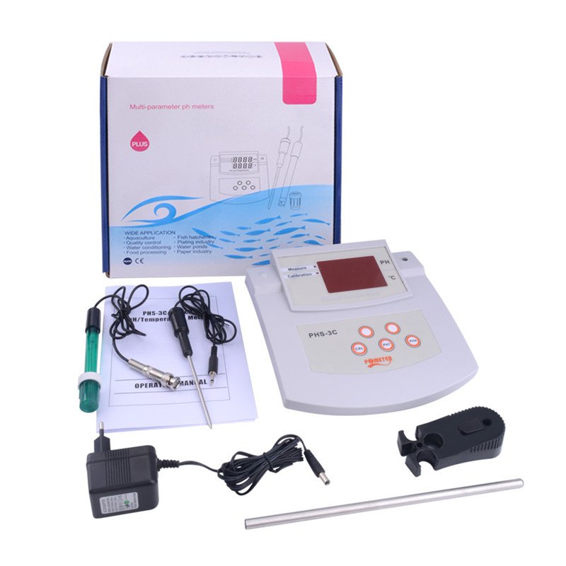 PHS-3C Digital 2 In 1 Acidity Tester Multi-parameter Water Quality Analyzer Temperature PH meter with ATC