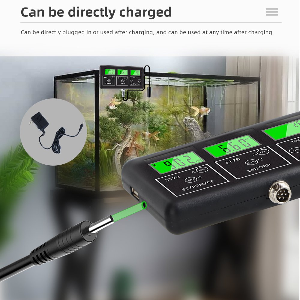 Factory Wholesale Price 7 In 1 Ph Meter Online Conductivity Meter Controller For Fish Farming