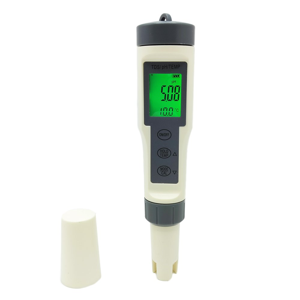 Drinking Water Temp TDS pH Meter 3-in-1 Multifunction Pen Type Tester for Water Quality Monitoring