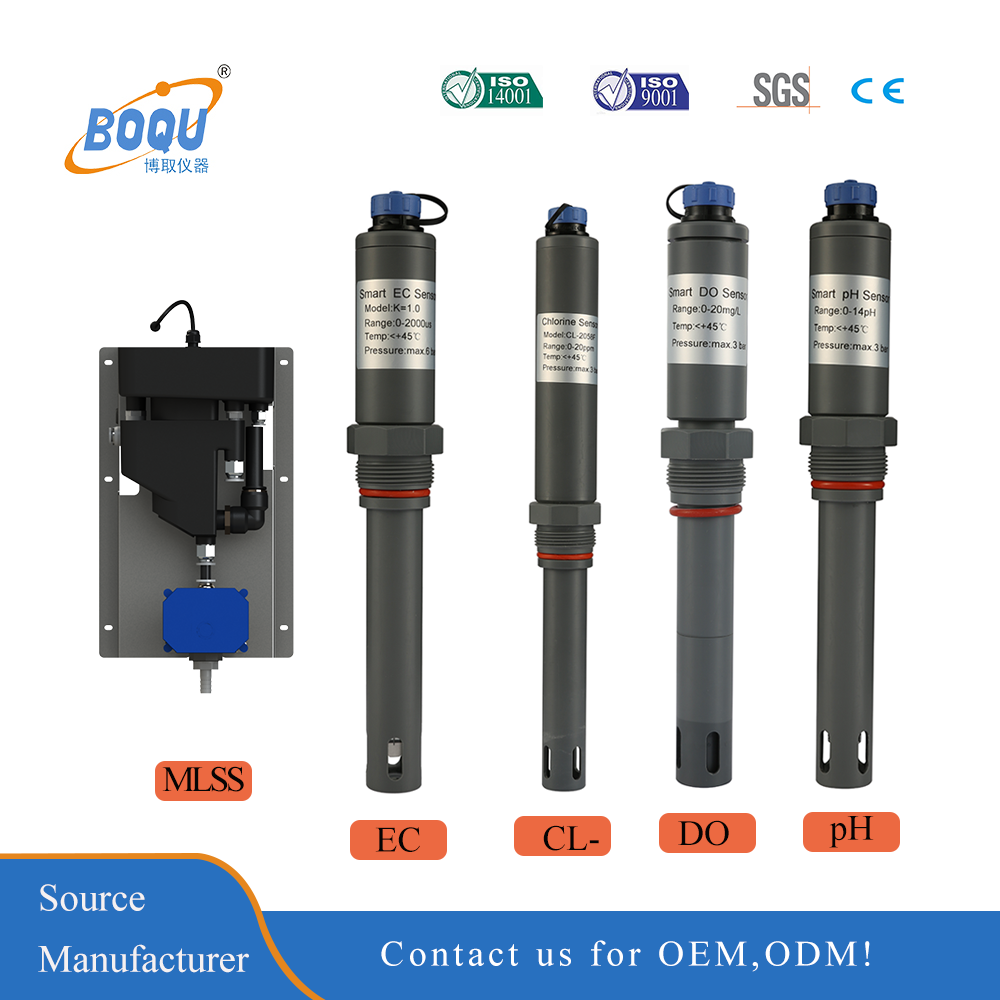 BOQU MPG-5199Mini Fish Pond Multiparametic Water Quality Probe Sensors Control Board Controller