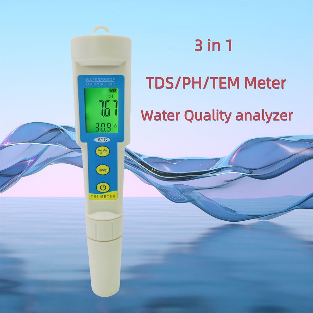 Water Quality Monitoring Drinking Water Portable TDS pH Meter Water Quality Tester Pen for Pools Aquariums
