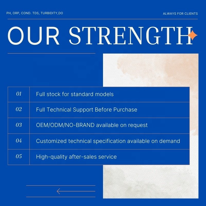 Economical Analog pH Combination Electrode POM Material With BNC Connector pH Sensor For Wastewater Emulsions Suspensions