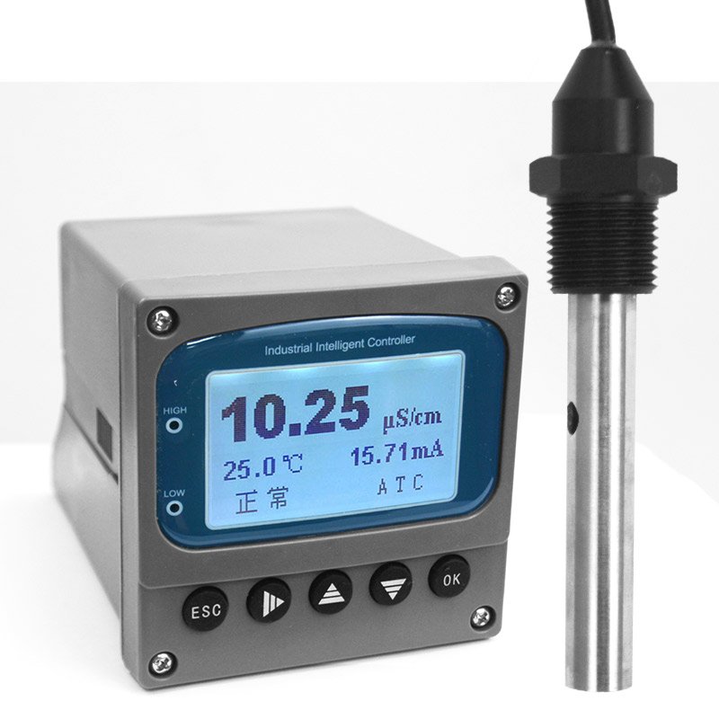 Stainless Steel Conductivity Sensor online Conductivity Controller TDS Sensor EC Probe RS485 Conductivity Meter for DAXI
