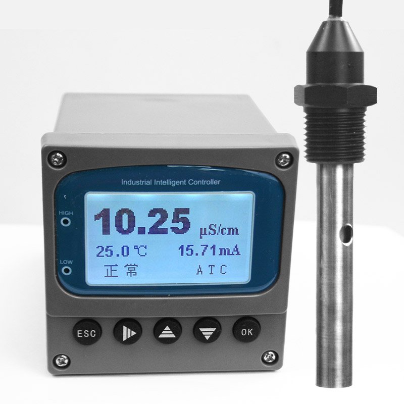 Stainless Steel Conductivity Sensor online Conductivity Controller TDS Sensor EC Probe RS485 Conductivity Meter for DAXI