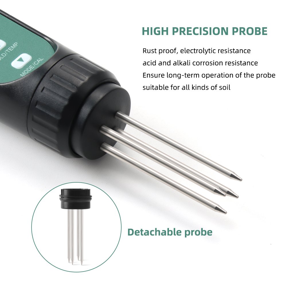 YY-1000 3 In 1 Soil EC Temperature Meter Moisture Tester Potted Gardening Agricultural Measuring Tool Conductivity Meter